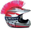 PC Racing Helmet Mohawk Pink