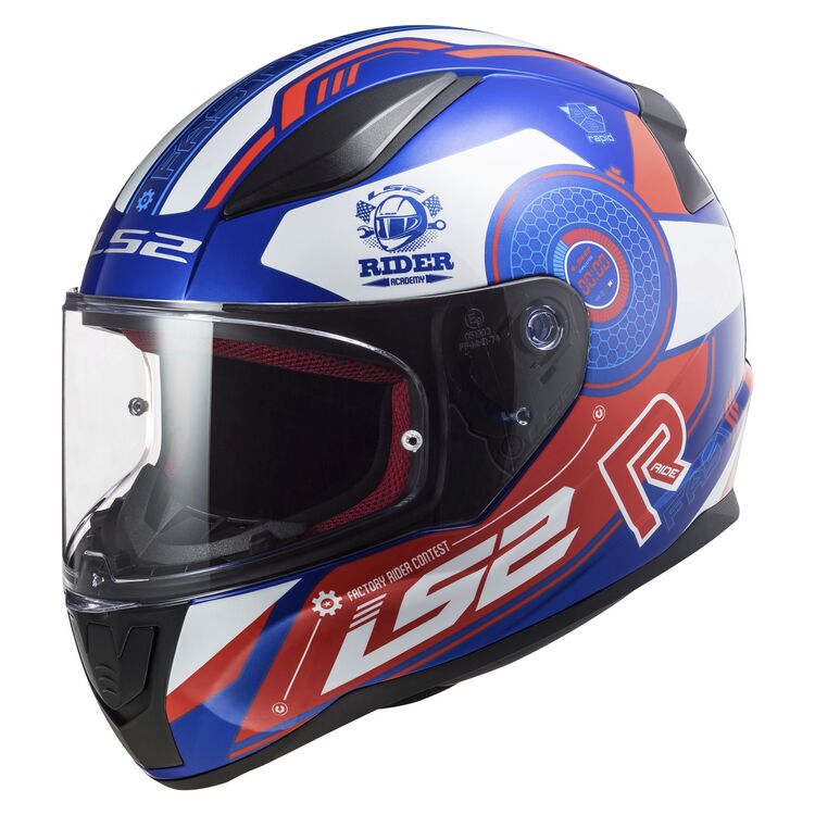 blau Motorrad Helm Motorradhelm Speed/LS2 Logo LS2 Helm Integralhelm FF352 